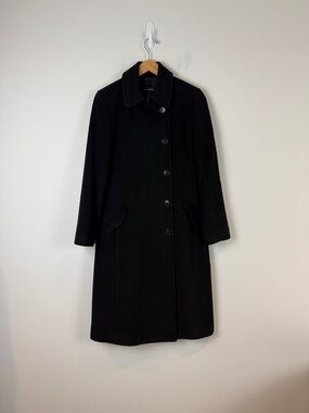 Club Monaco Black Wool Coat